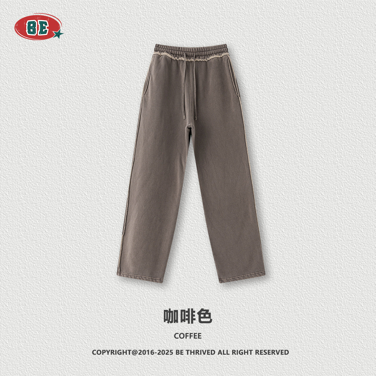 BE Retro Ins Made Old Velvet Straight Trousers