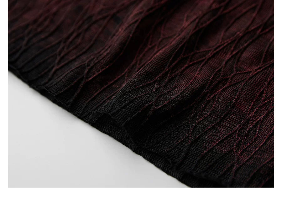 INDULGE Lace Knit Bottom Long Sleeve