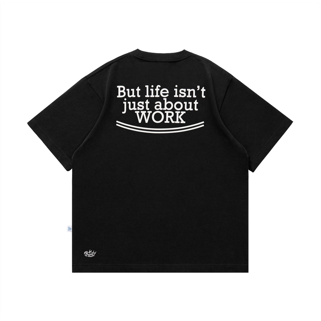 BENT IDEA Don't Wanna Work 260g Breathable Oversized Tee