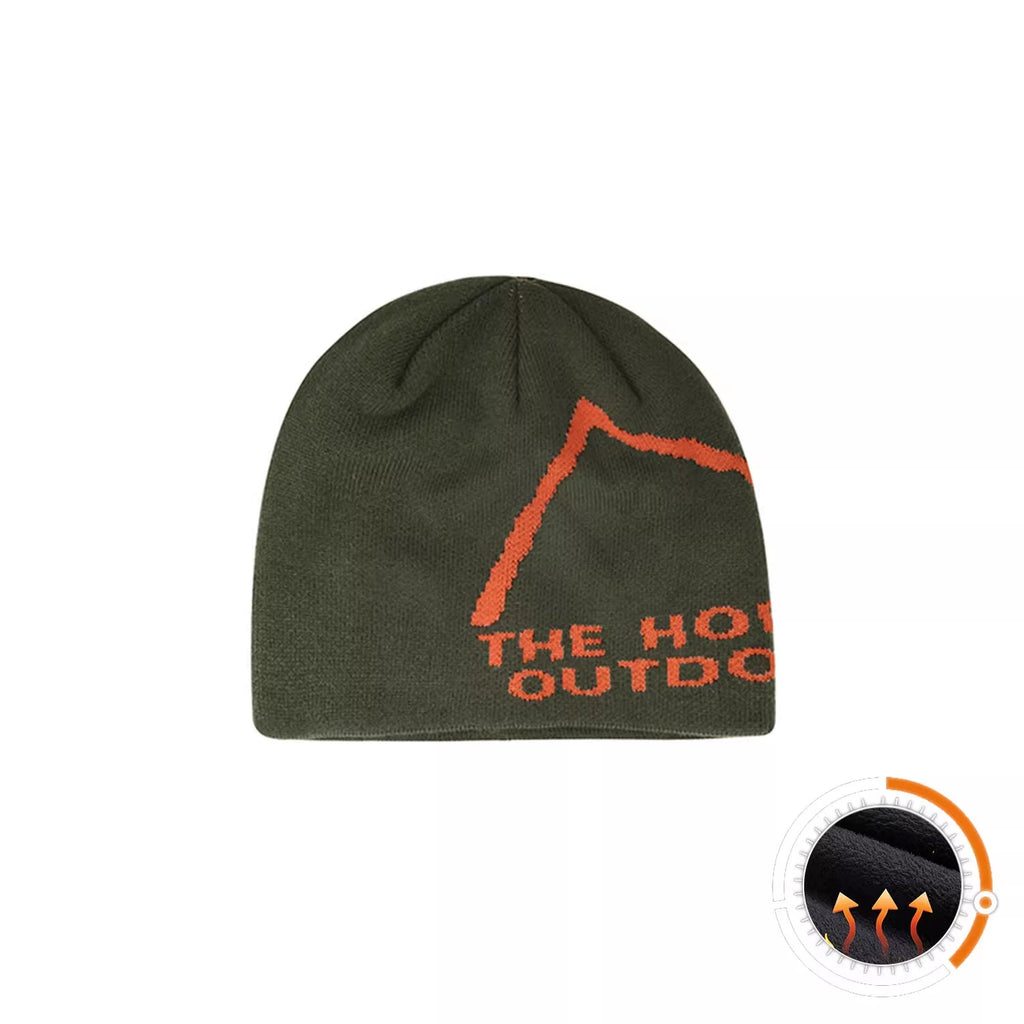 THE HOBOO Alphabet Jacquard Cold Knitted Hat