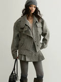 JNYLON Tooling Tweed Silhouette Jacket