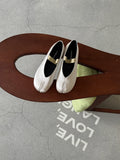 MILOOEY Leather Split-Toe Slip-On Loafer