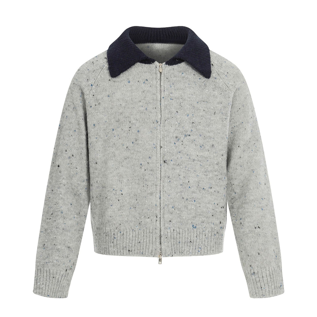 11KN dot wool knitted sweater