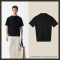 CULTUM Vertical Stripe 100% Cotton Breathable Relaxed Tee