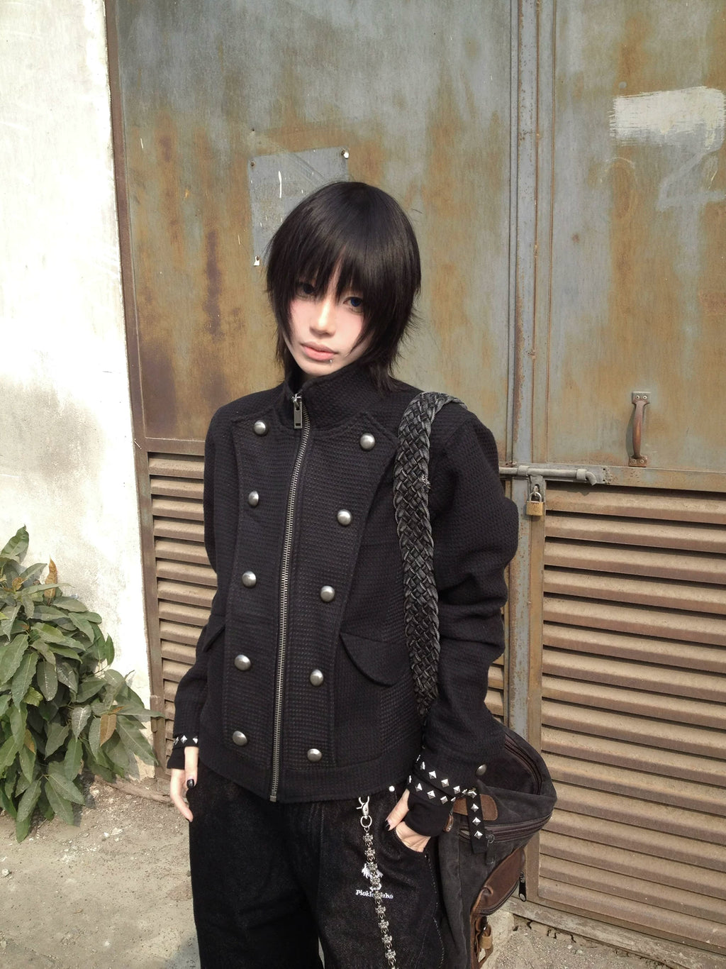 TZ Stand-up Collar Waffle Without Jacket