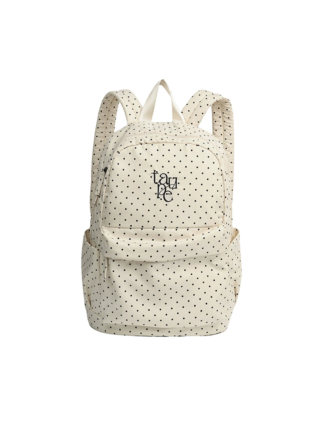 Unique blue Embroidered Canvas Zip-Top Backpack