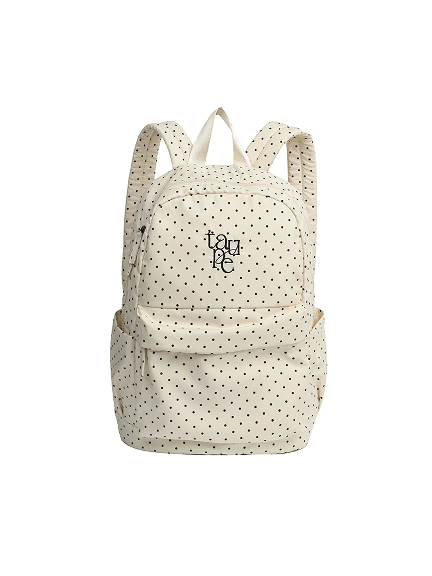 Unique blue Embroidered Canvas Zip-Top Backpack