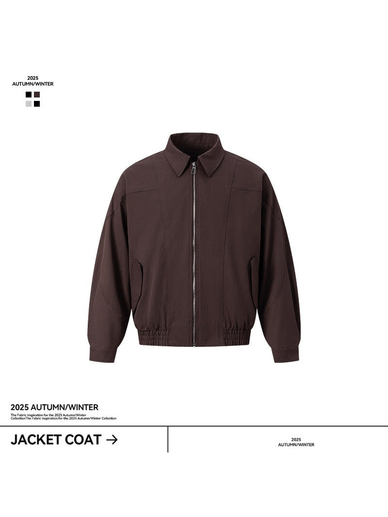 UNF Stand-up Collar Jacket Versatile Loose Coat