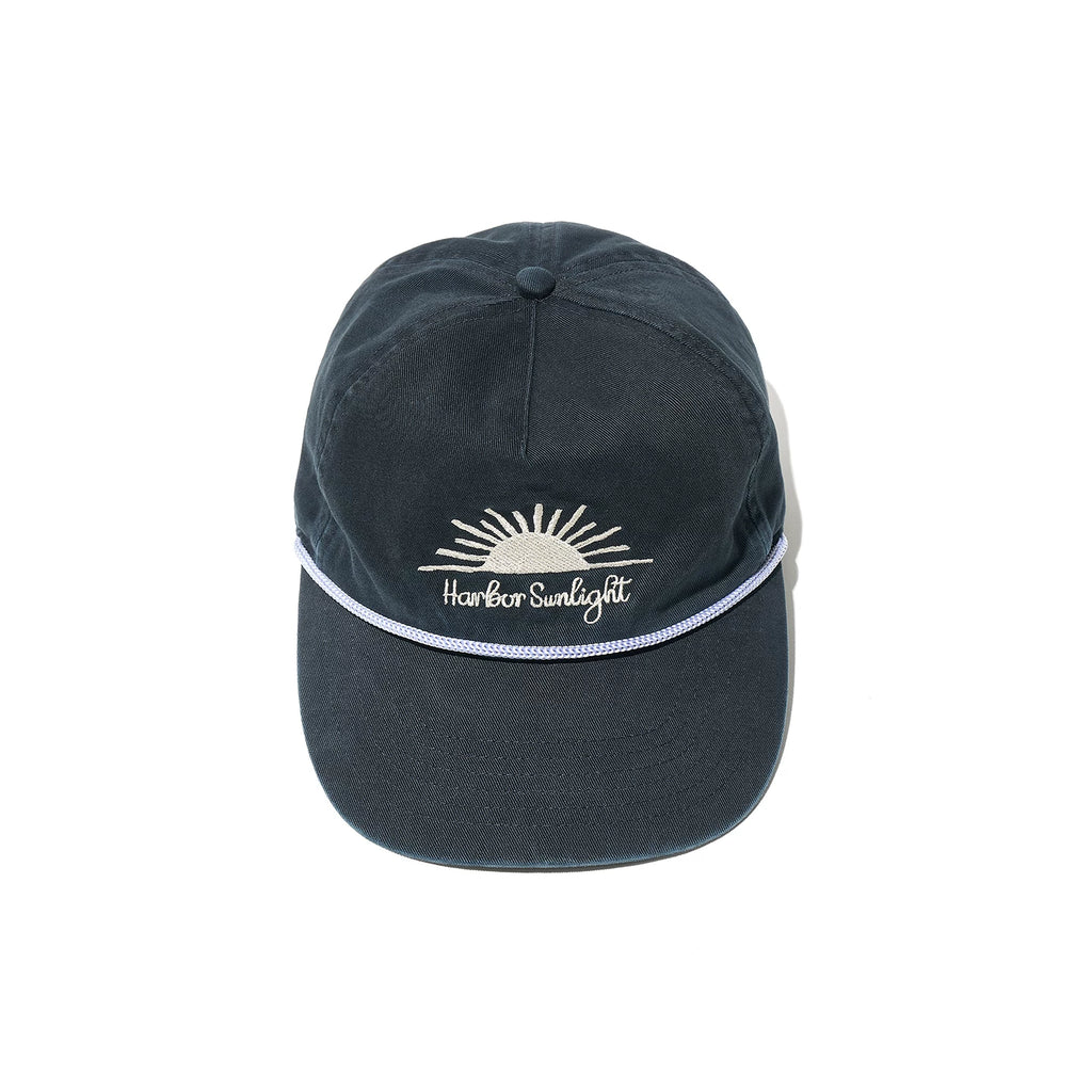 PARTIMENTO Embroidered Distressed Five-Panel Baseball Cap