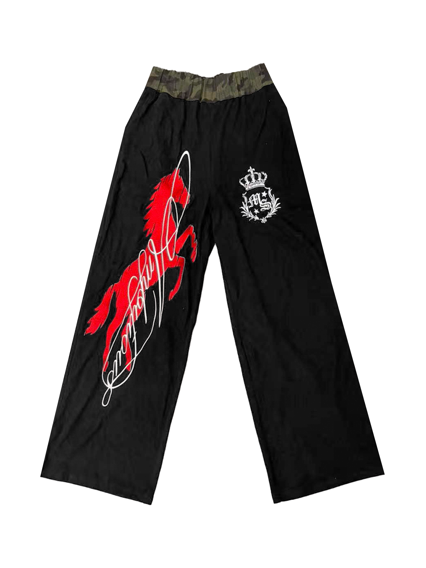 DETW Camouflage Contrasting Casual Sweatpants