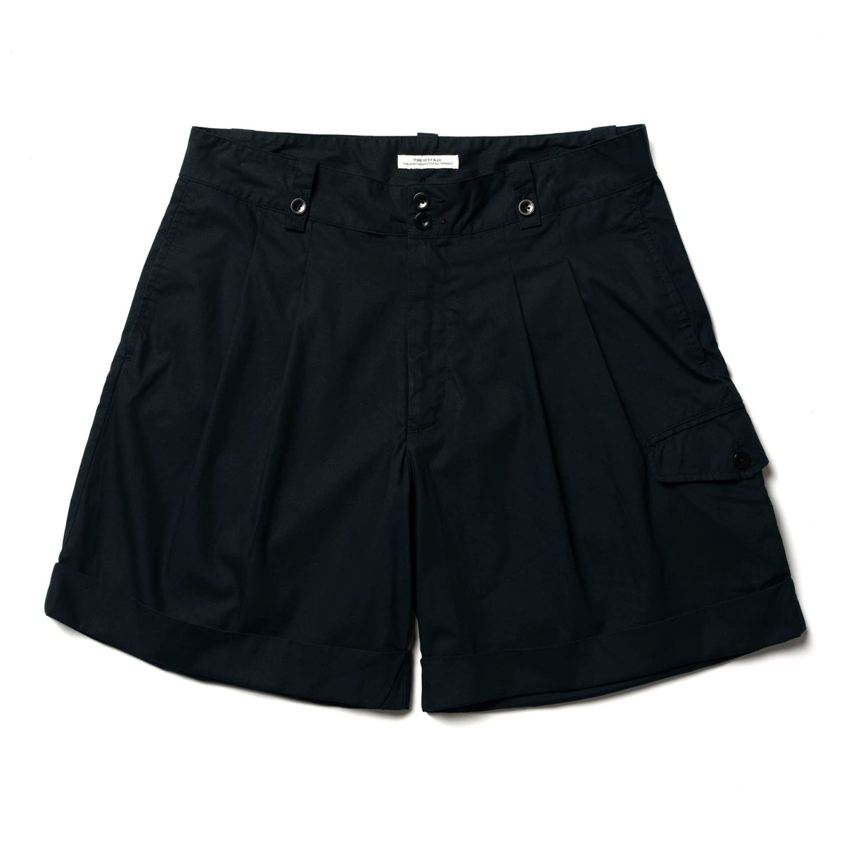 SUPERTOFU rkha Mid-Rise Pleated Shorts