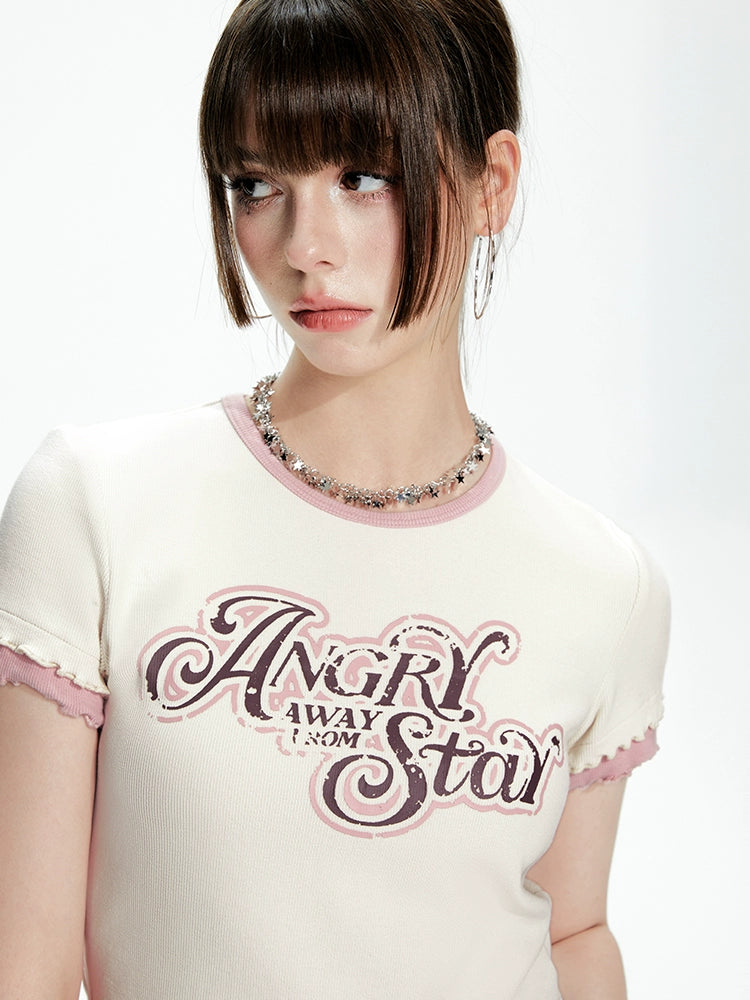 Imone Retro Worn Wooden Ear Edge Tee