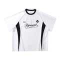 Inflation Contrast Splicing Shoulder Jacket Short Sleeve T-Shirt