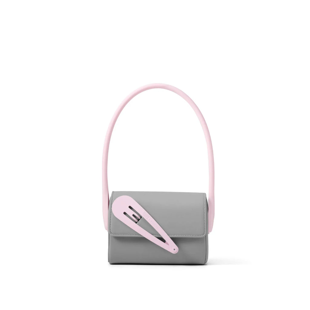 ECODAY Croc-Embossed Faux Leather Magnetic Snap Shoulder Bag