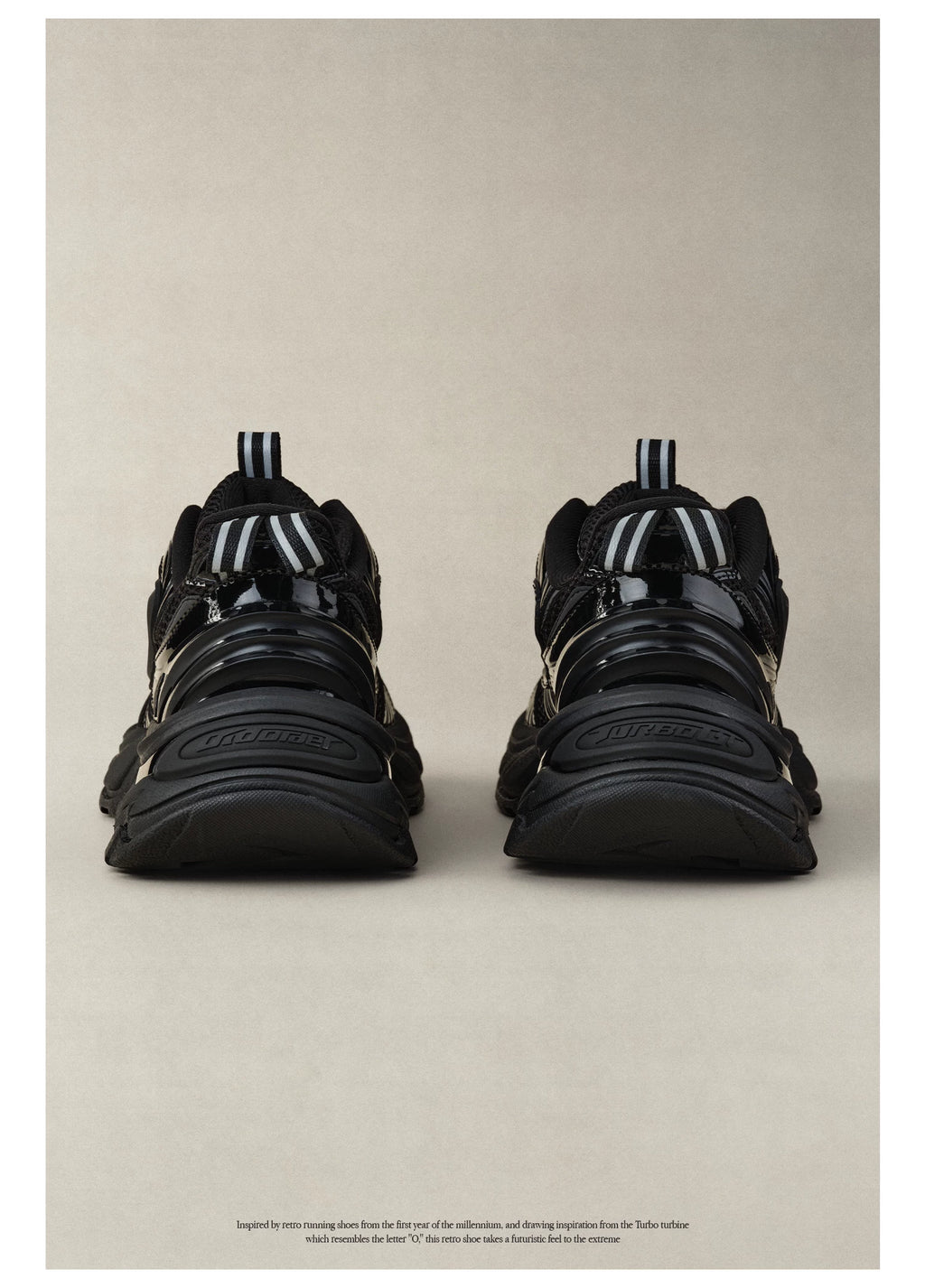 OLD ORDER Leather Lace-Up Dad Sneaker