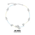 1ST XULIE Daisy Pendant Collarbone Necklace