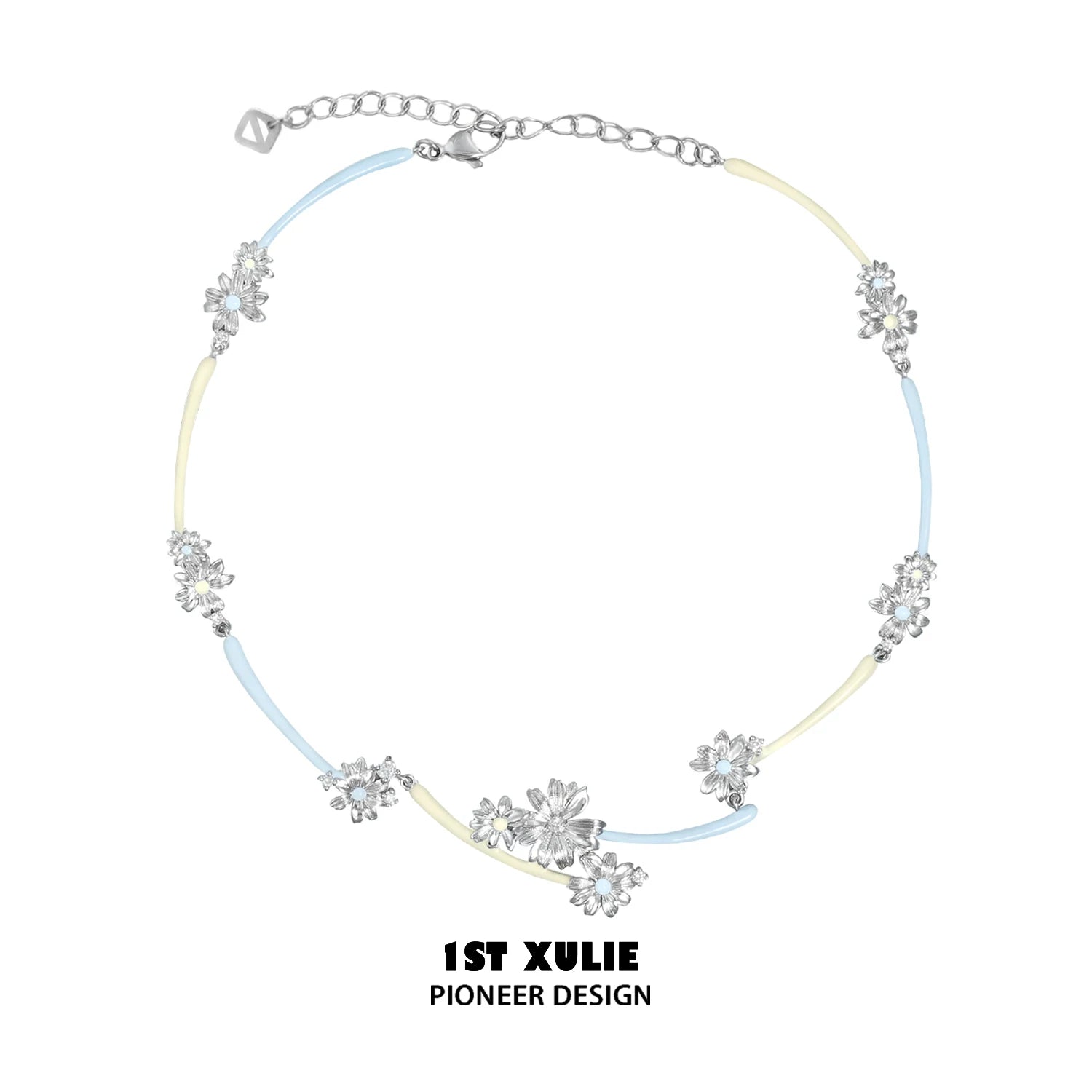 1ST XULIE Daisy Pendant Collarbone Necklace