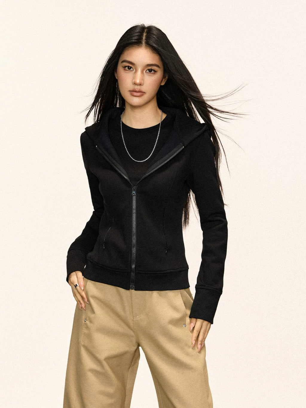 Cherry Melody Vintage Sport Hooded Jacket