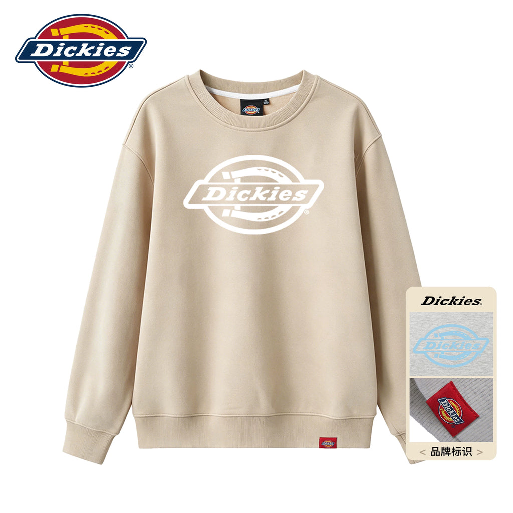 Dickies Logo Print Cotton Long-Sleeve Crewneck Sweatshirt
