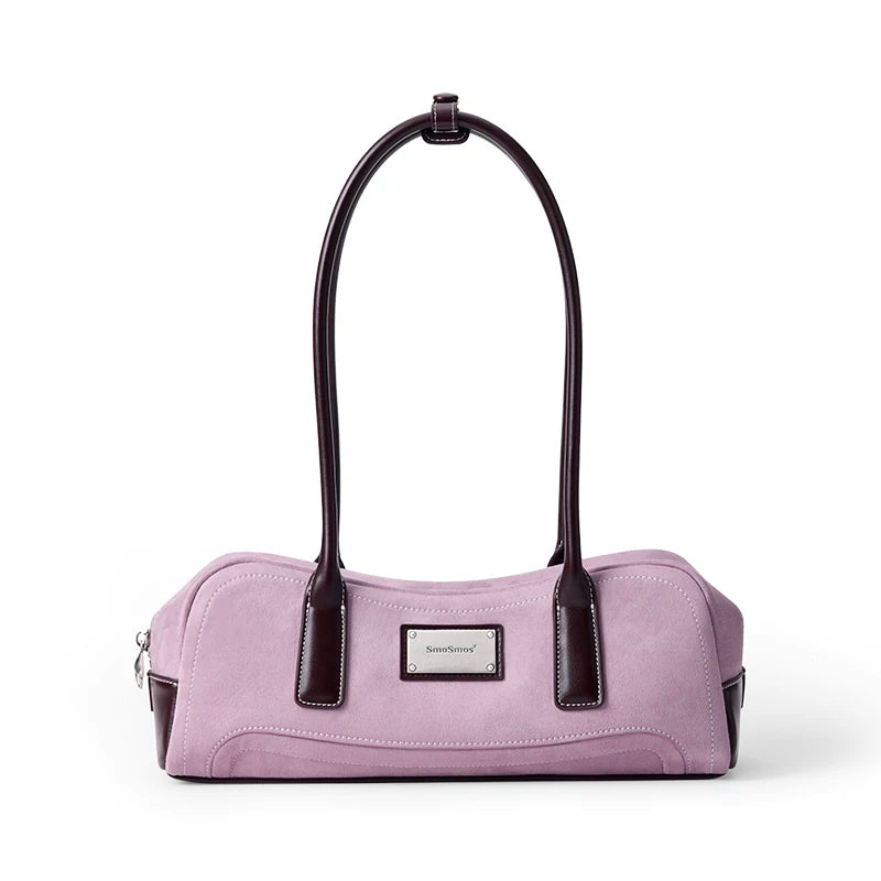 SmoSmos Long-Handle Underarm Bag Baguette Bag Shoulder Handbag