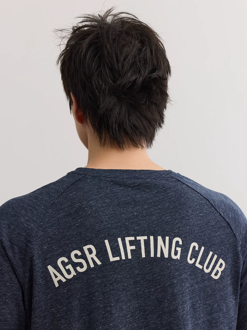 AFTERGLOW Denim-Texture Breathable Slim Fit Tee