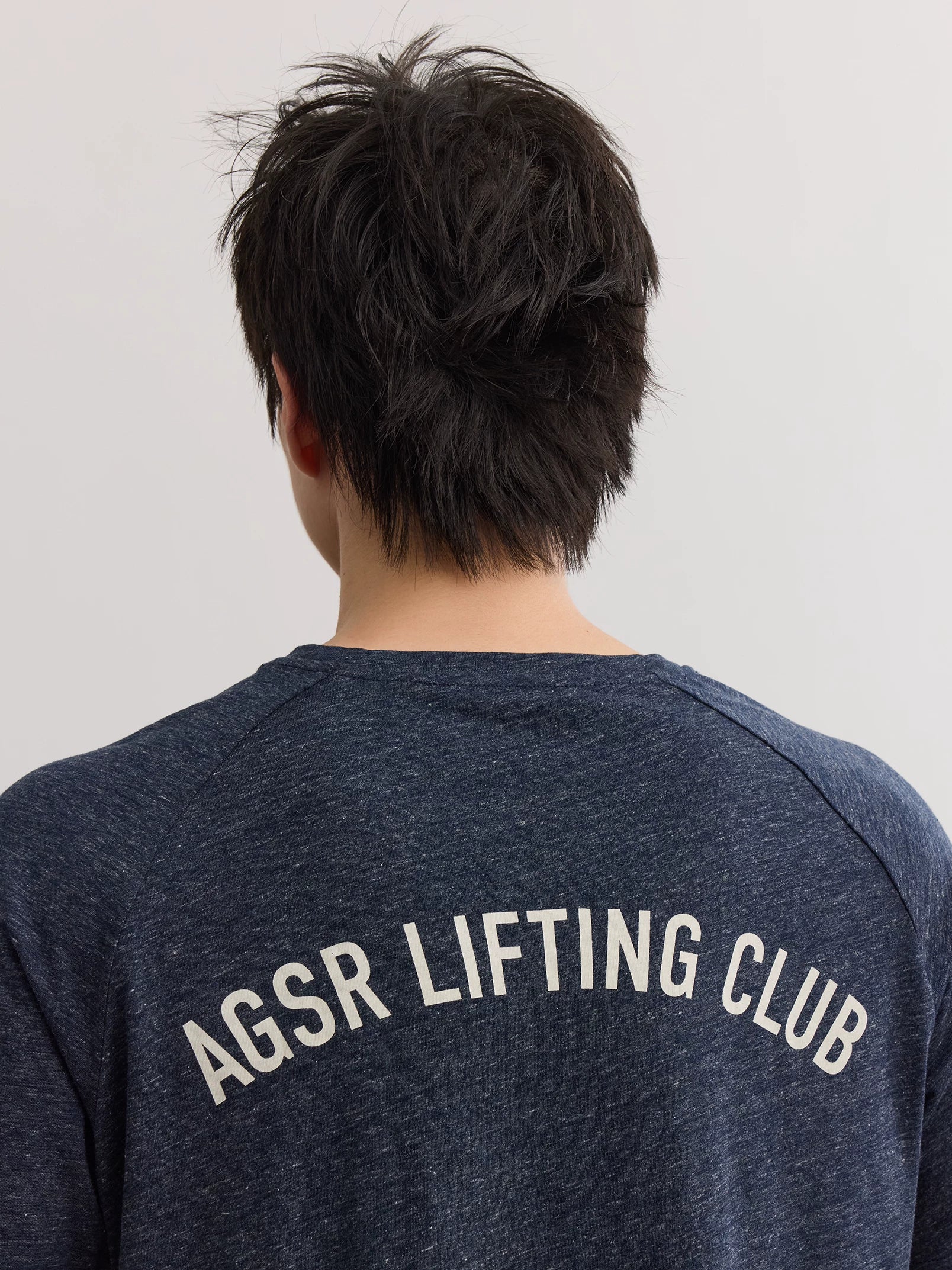 AFTERGLOW Denim-Texture Breathable Slim Fit Tee