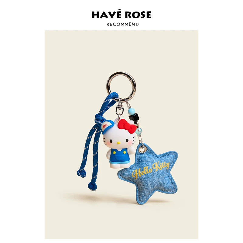 HAVEROSE Hello Kitty Cute Charm Keyring