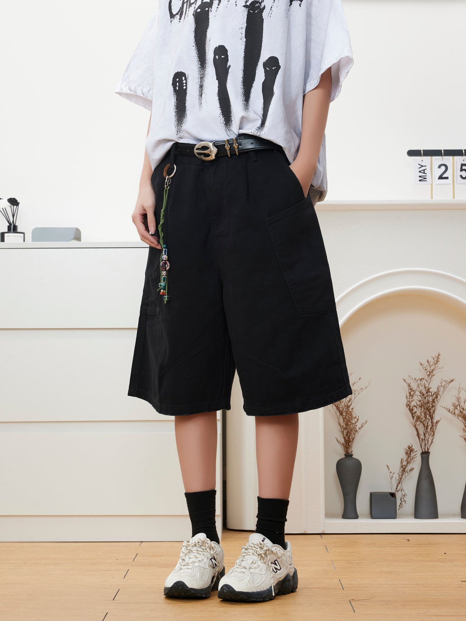 BTSG Vintage Cleanfit Multi-Pocket Logging Tooling Shorts