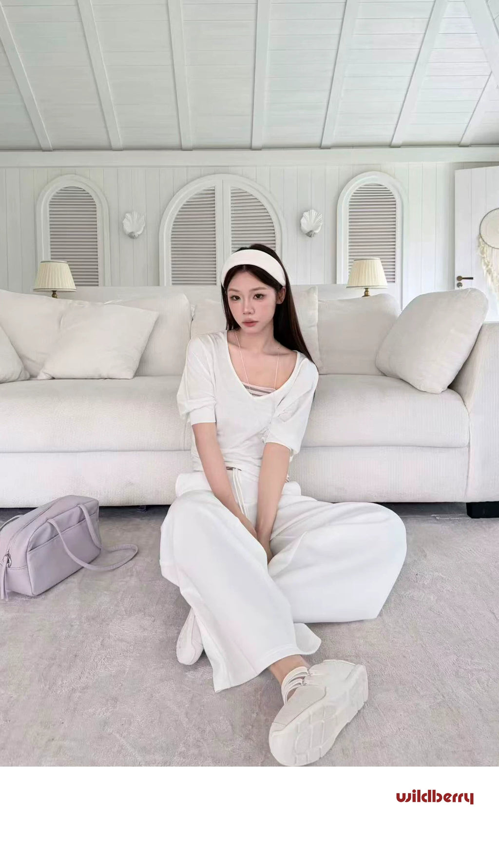 Wildberry Casual Relaxed Fashion Temperament Three-piece Set