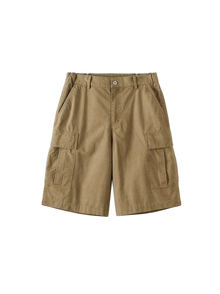 BUTTBILL Loose Casual Tooling Five-point Pants