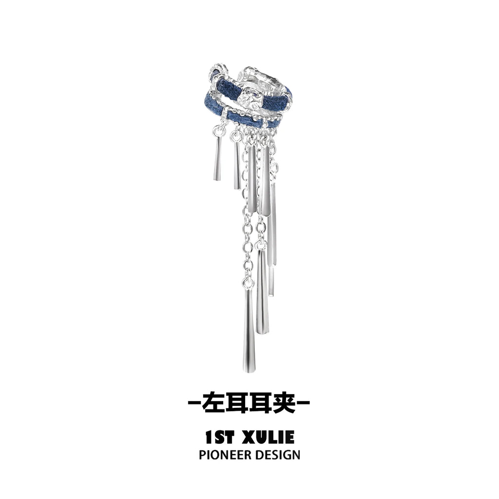 1ST XULIE Tassel Ear Cuff No-Piercing Ethnic Ear Wrap Earring