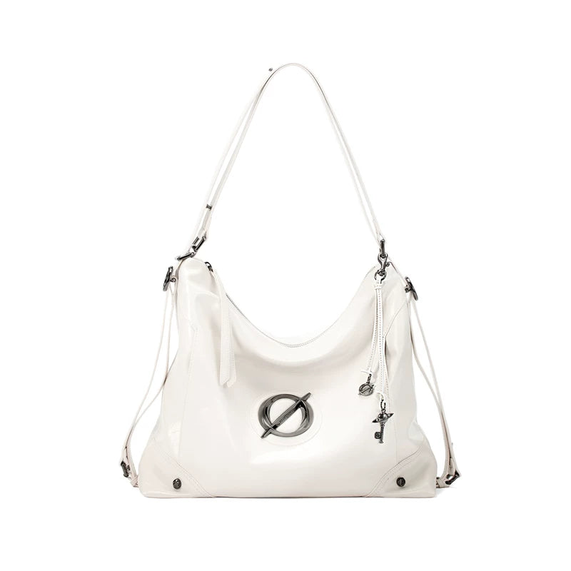 JELLY TOYBOY Full Grain Leather Zip-Top Crossbody Bag