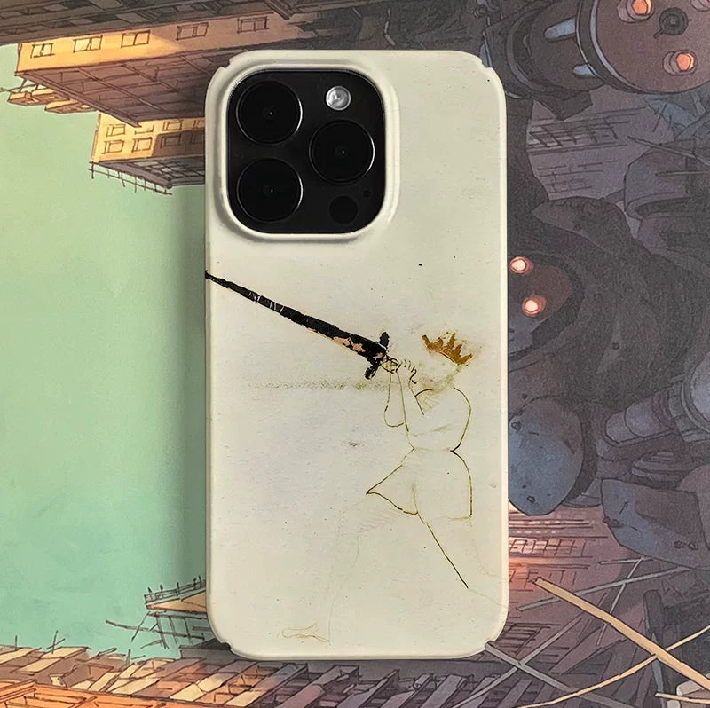 Pbcase King's Sword Niche Premium Apple Phone Case