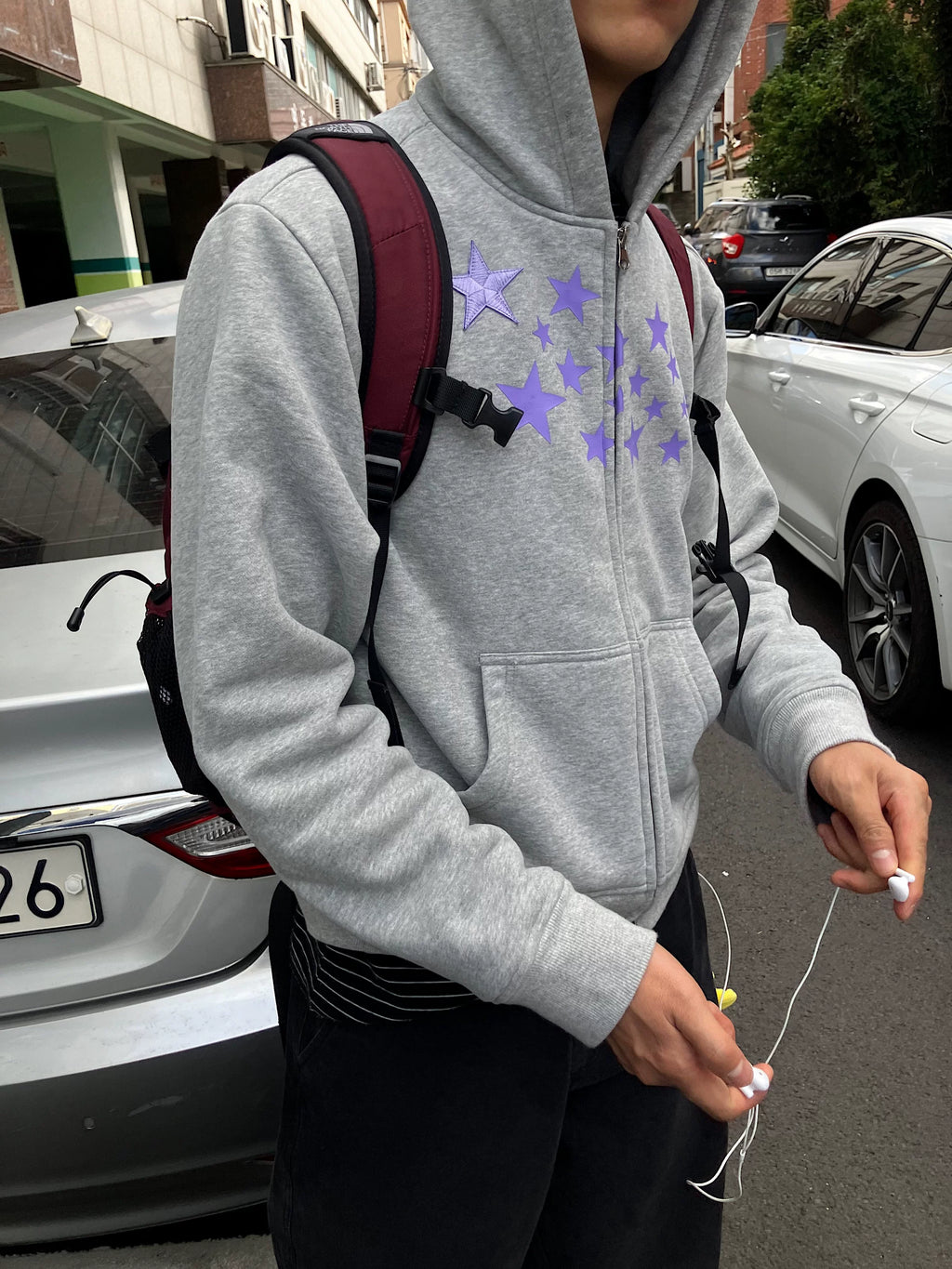MCMXCIII 430g Breathable Loose Hooded Sweatshirt