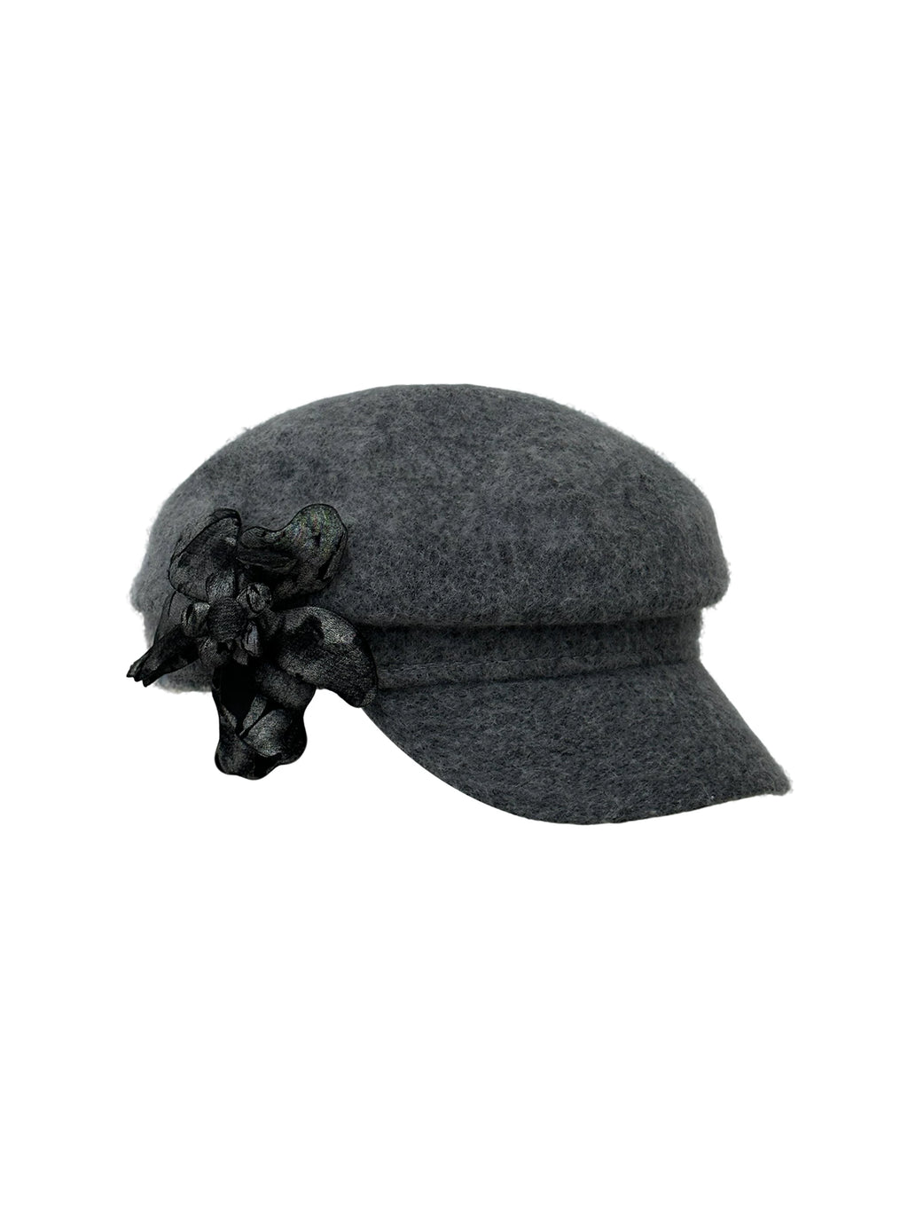 THELIGHT Three-dimensional Flower Wool Woolen Beret