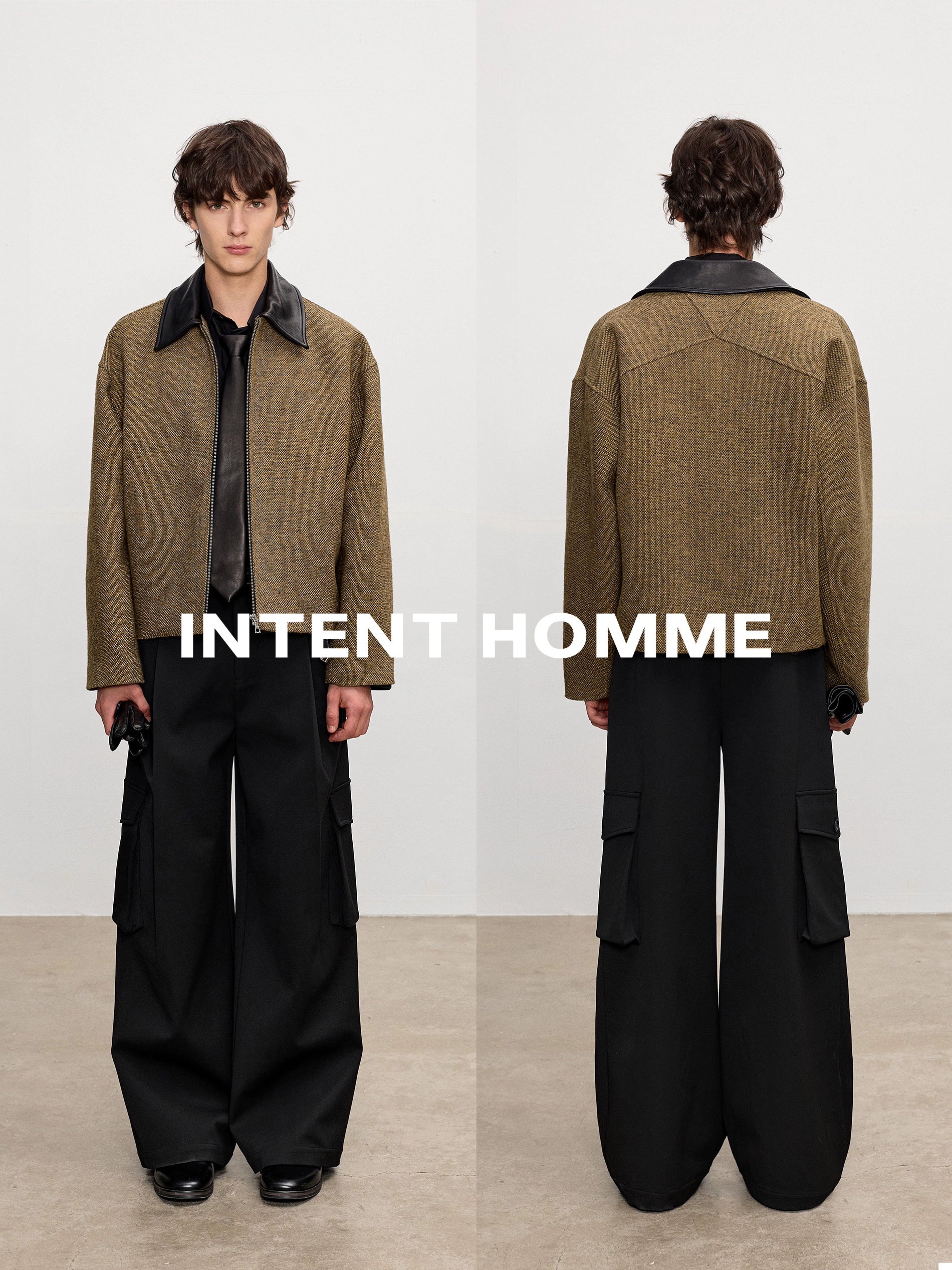 INTENT Vintage Lapel Tweed Jacket (pre order)