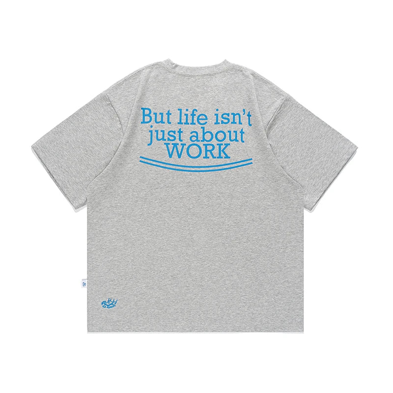 BENT IDEA Don't Wanna Work 260g Breathable Oversized Tee