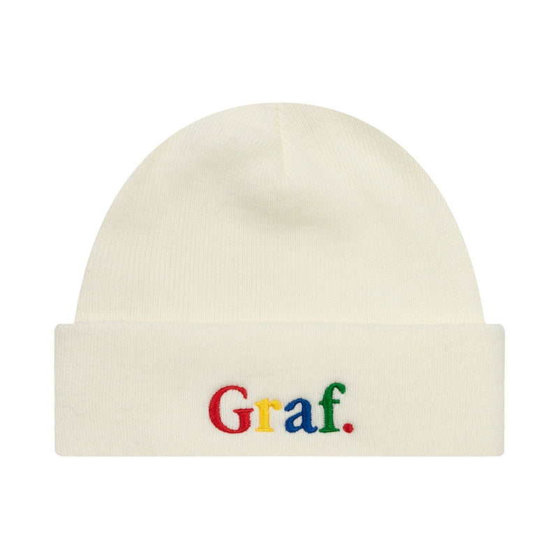 GRAF Tones Embroidered Knit Beanie