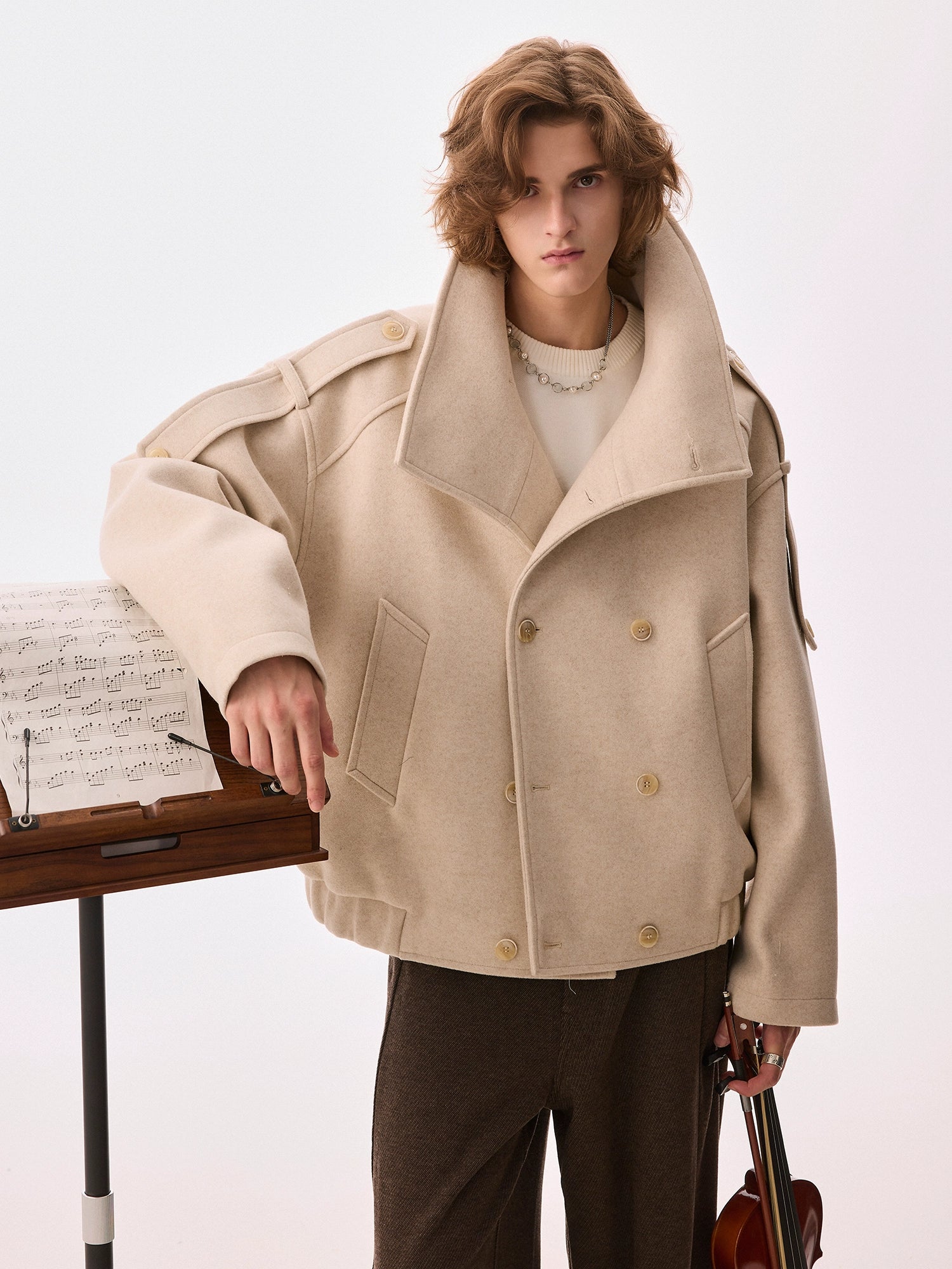 CHOR Premium Tweed Coat