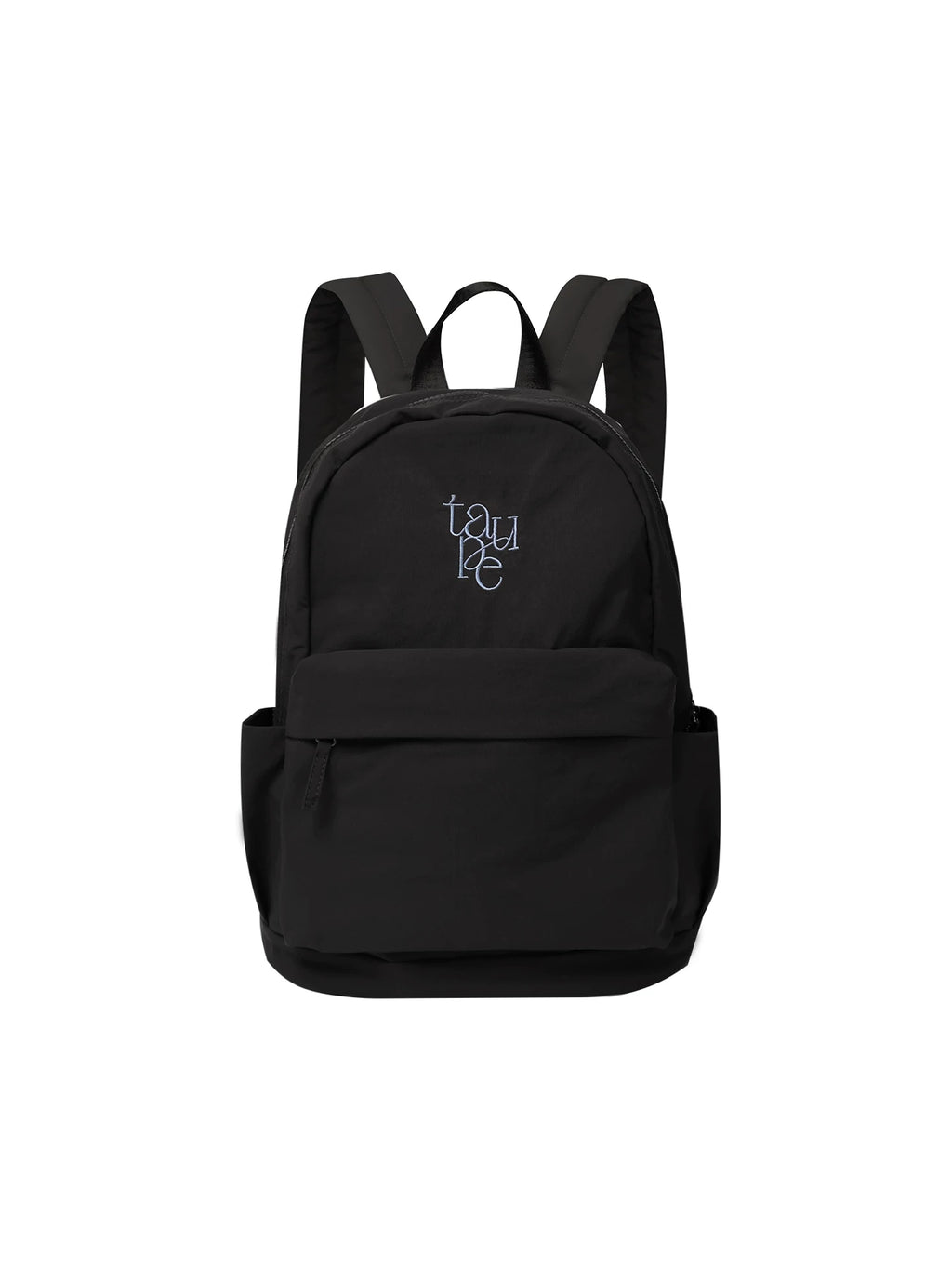 Unique blue Embroidered Canvas Zip-Top Backpack