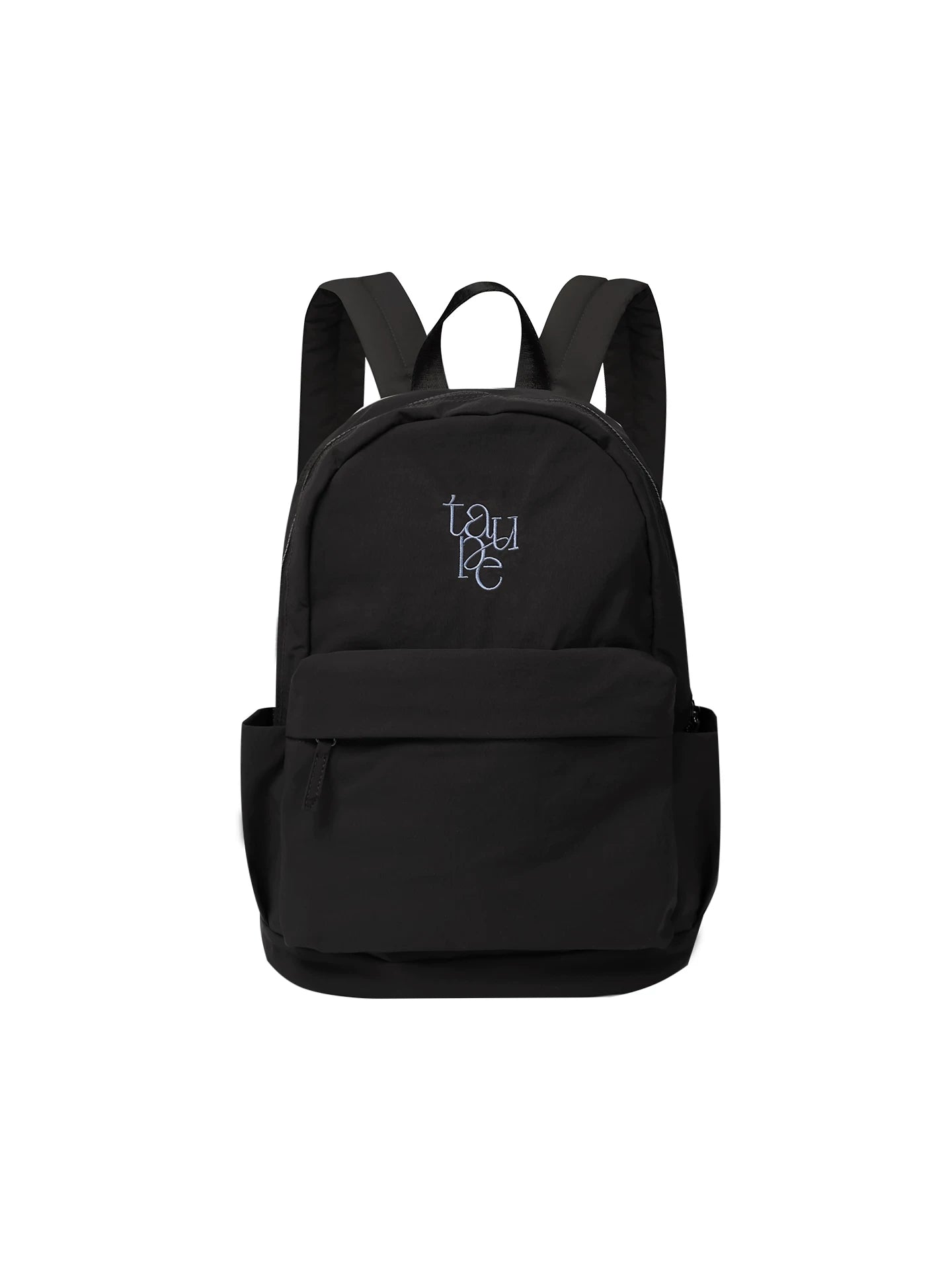 Unique blue Embroidered Canvas Zip-Top Backpack