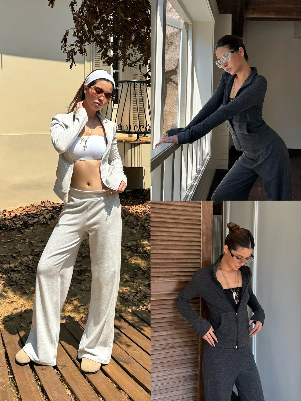 Audwyn Polished Striped Casual Sports Suit
