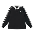 KANO Color-Block Lace Bow Collar Loose Sweatshirt
