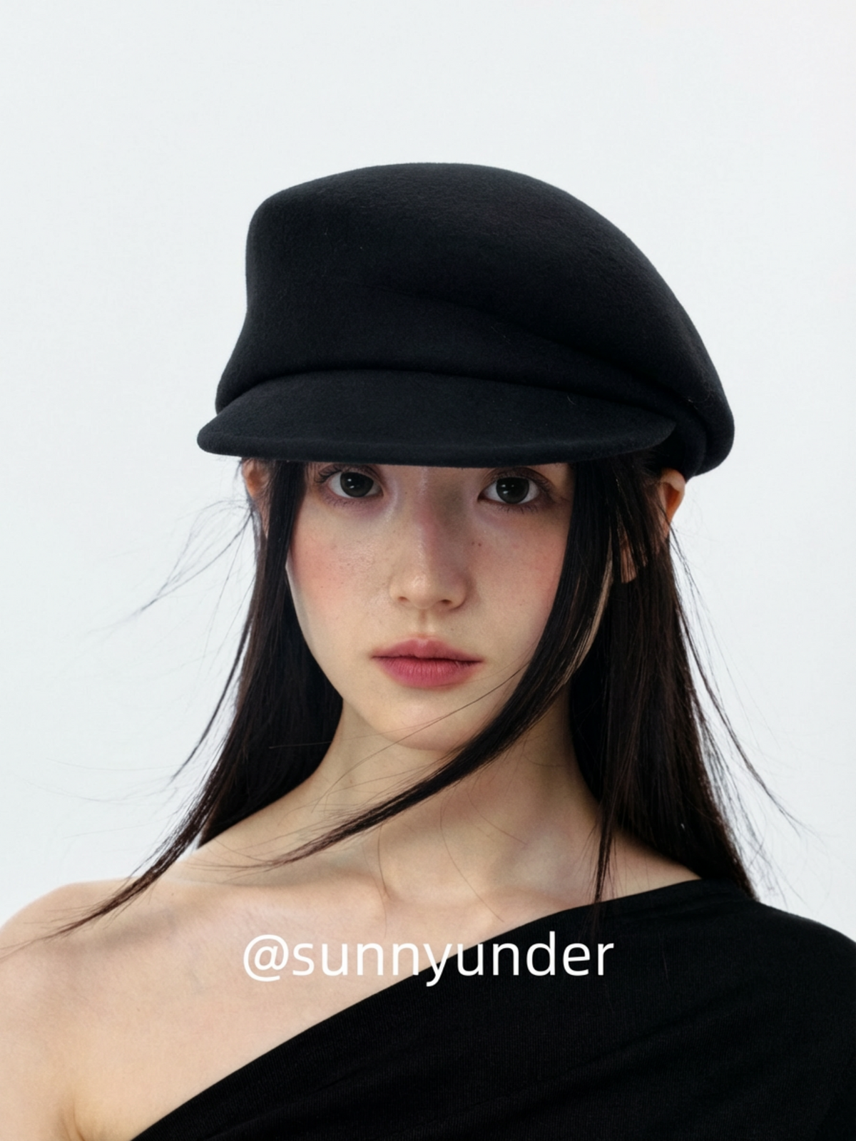Sunnyunder Vintage Fashion Felt Cap