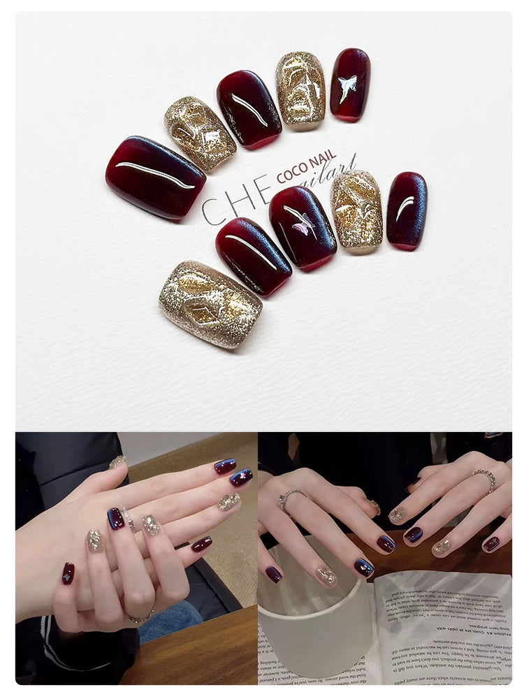 CoCo Light Luxury Premium Handmade Nail Art Wear Nail Art