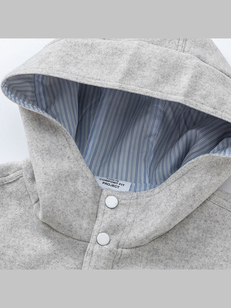 UNF Casual Striped Stand-Up Jacket