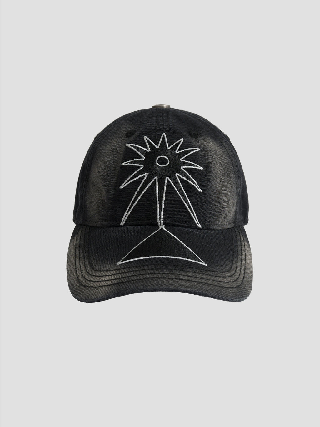 Fleamarket Embroidery Totem Cap with Curved Brim
