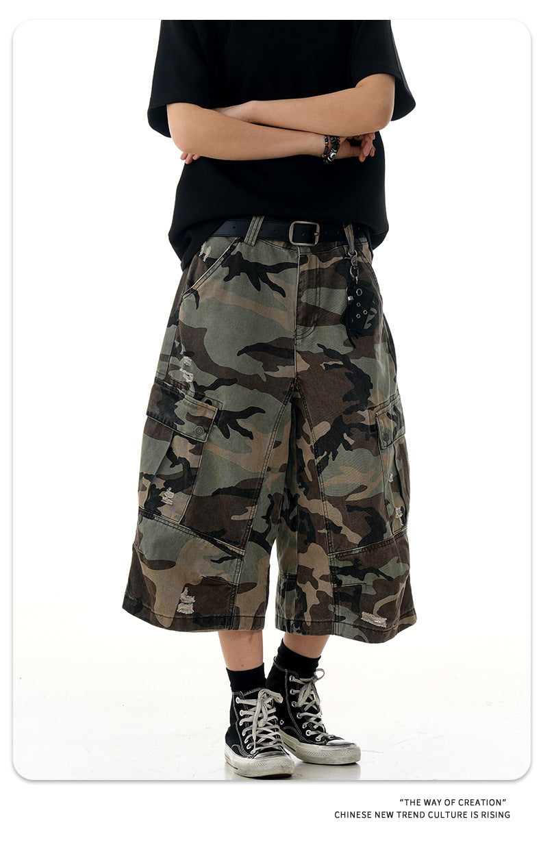 11KN Camouflage Loose Tooling Shorts