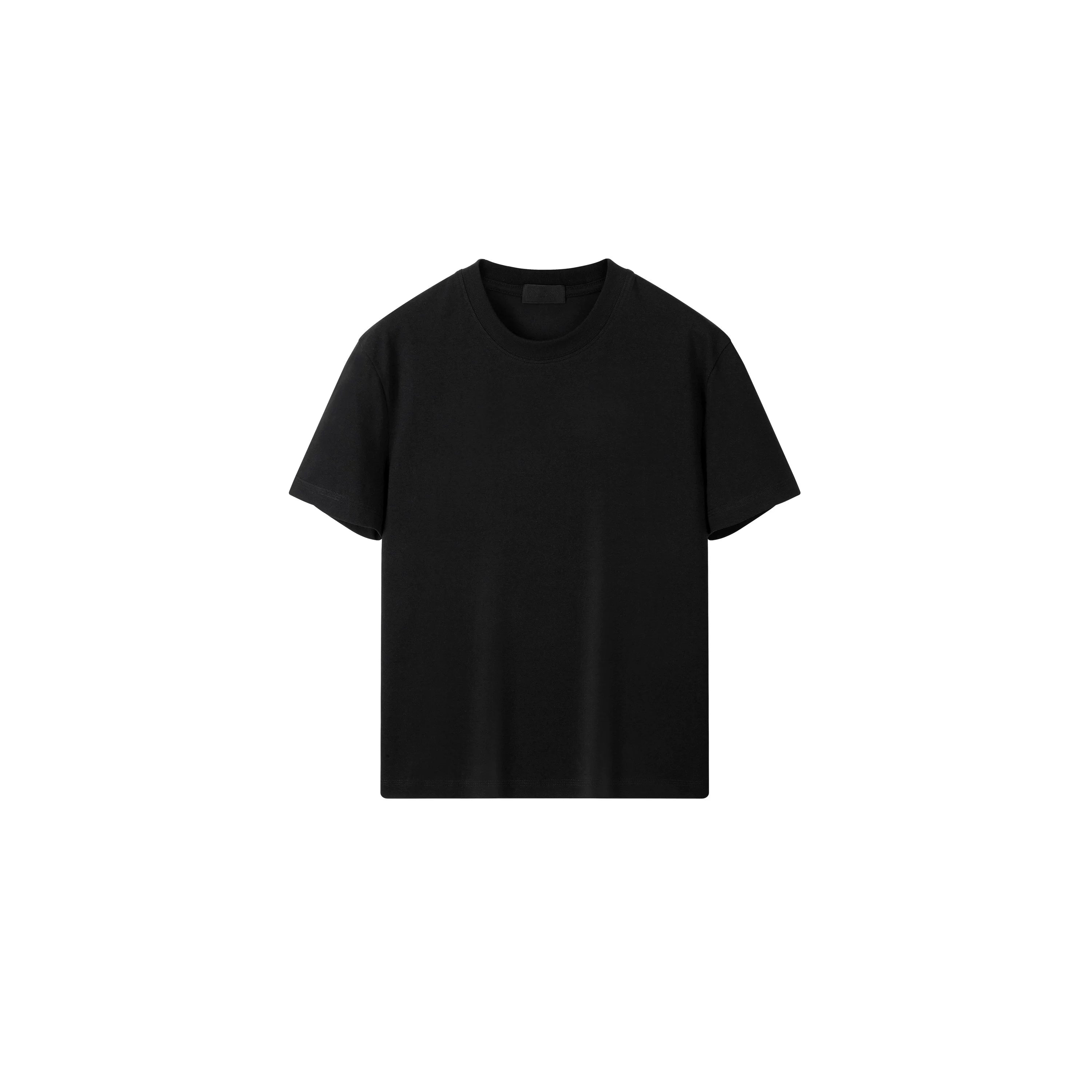PLUS NO LOGO Casual Front Shoulder Short Sleeve Fitness Tee