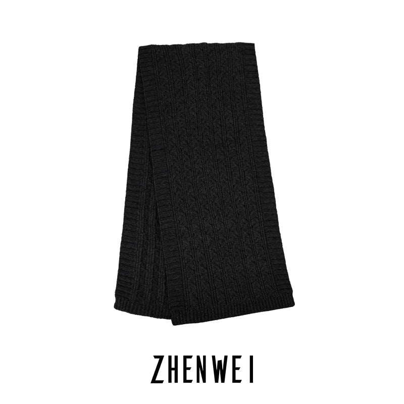 ZHENWEI Knitted Scarf Enlarged and Widened Scarf